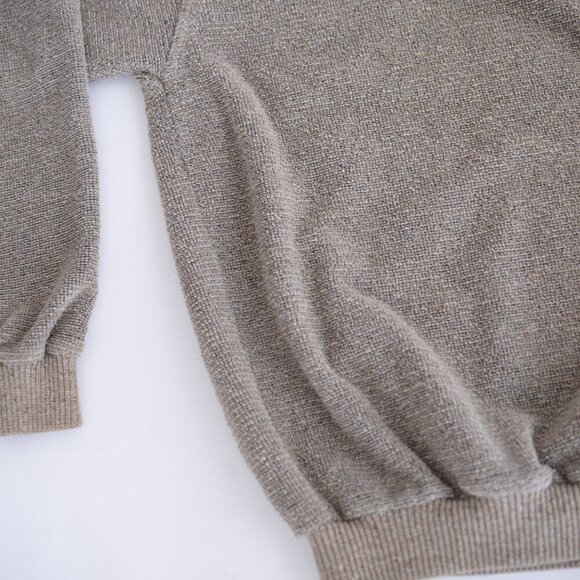 VTG USA Player Sportswear Indiana University Heavyweight Taupe Crew Neck Sweater - Picture 7 of 9